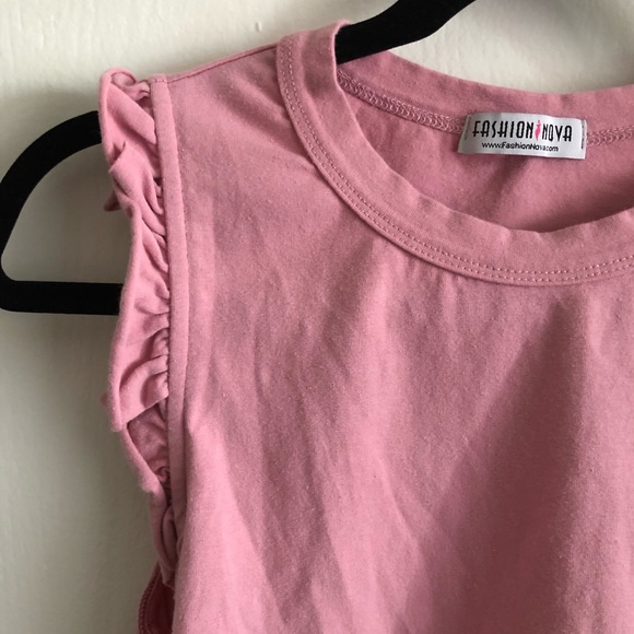 Fashion Nova plum crop top - Picture 3 of 6